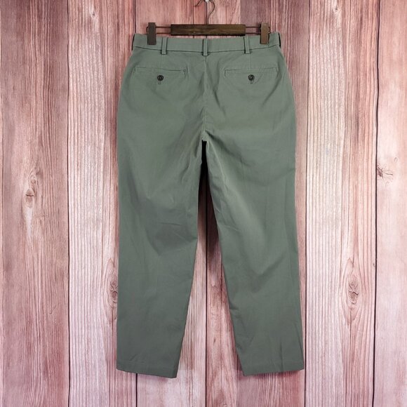 NWT Uniqlo Mens Size Medium Smart Ankle Pants Olive - Picture 2 of 15